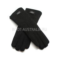 Женские Удлиненные Перчатки UGG Australia Black Черные - 1028