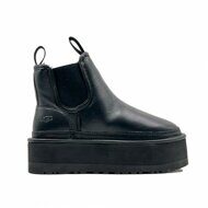 Женские ботинки UGG Neumel Platform Chelsea Leather - Black