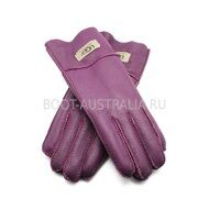 Женские Меховые Перчатки UGG Australia Purple Сиреневые