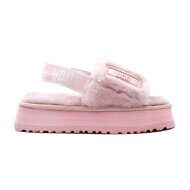 Тапочки меховые UGG Disco Slide Sandal - Pink