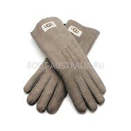 Женские Удлиненные Перчатки UGG Australia Grey Серые - 1025